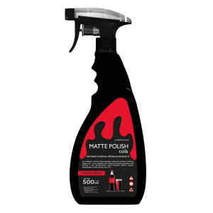 Поліроль для пластику МАТОВИЙ COLA (кола) MATTE POLISH 500мл.